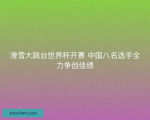滑雪大跳台世界杯开赛 中国八名选手全力争创佳绩
